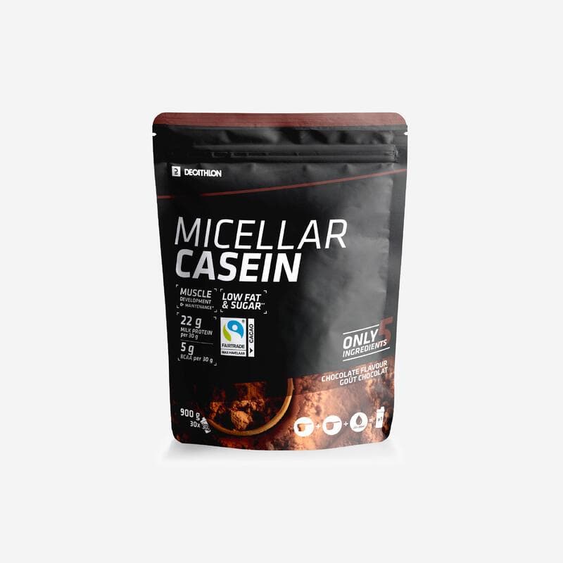 Pochette de caséine micellaire 900 g, saveur chocolat