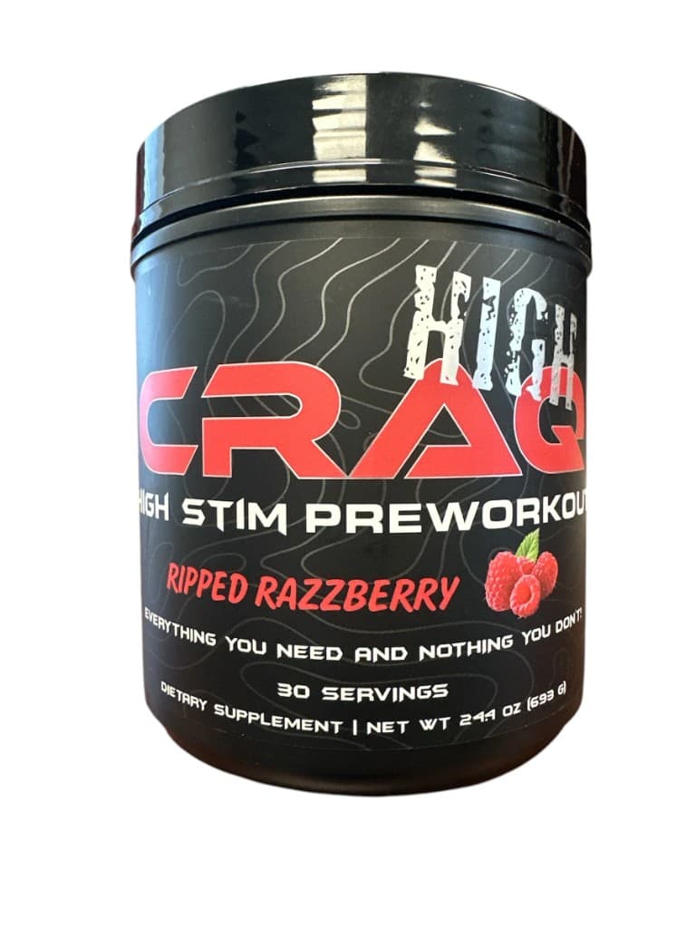 Pot de pré-workout Protein Shop 300 g, saveur framboise