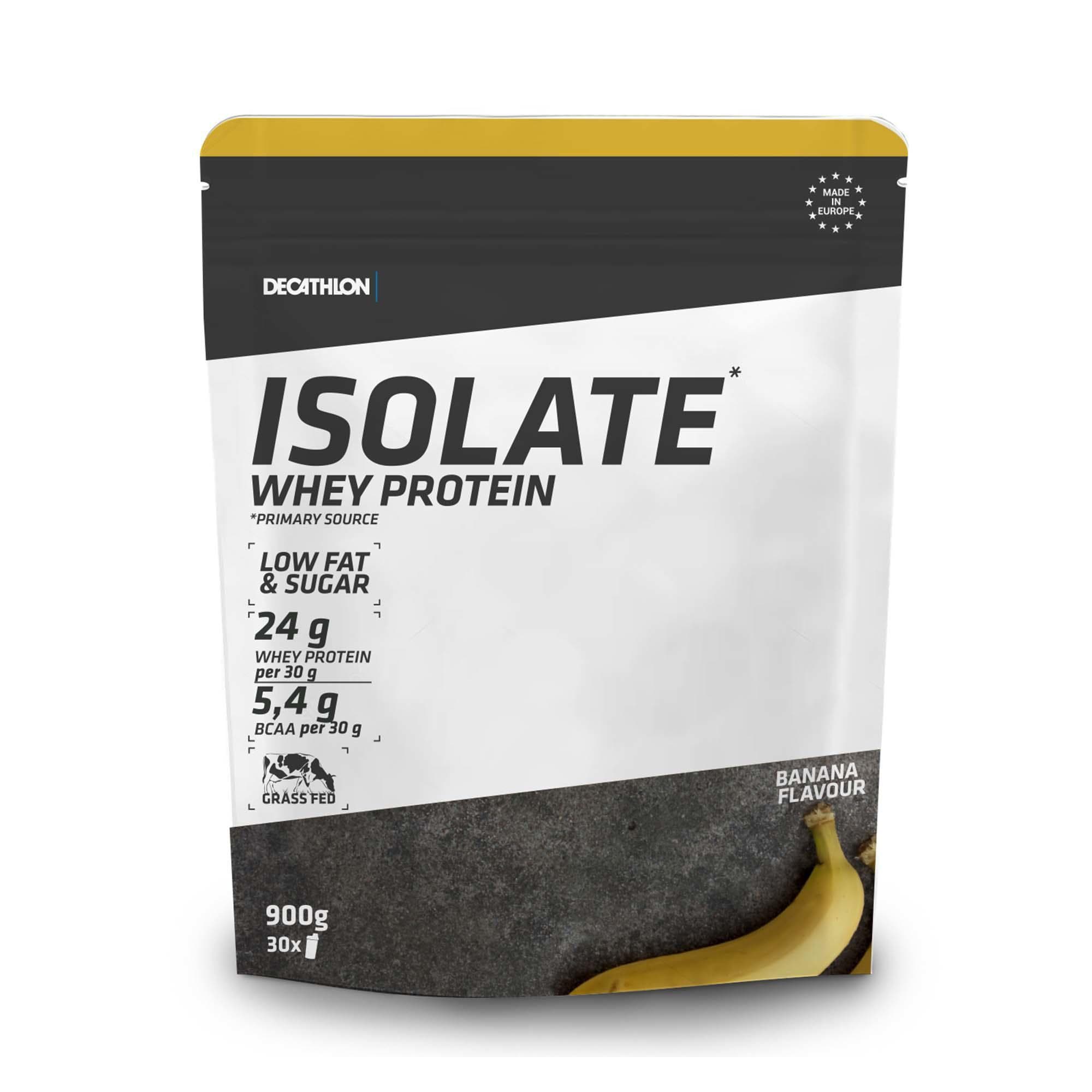 Pochette de whey isolate 900 g, saveur banane